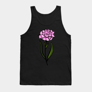 January Birth Flower: Carnation Tank Top